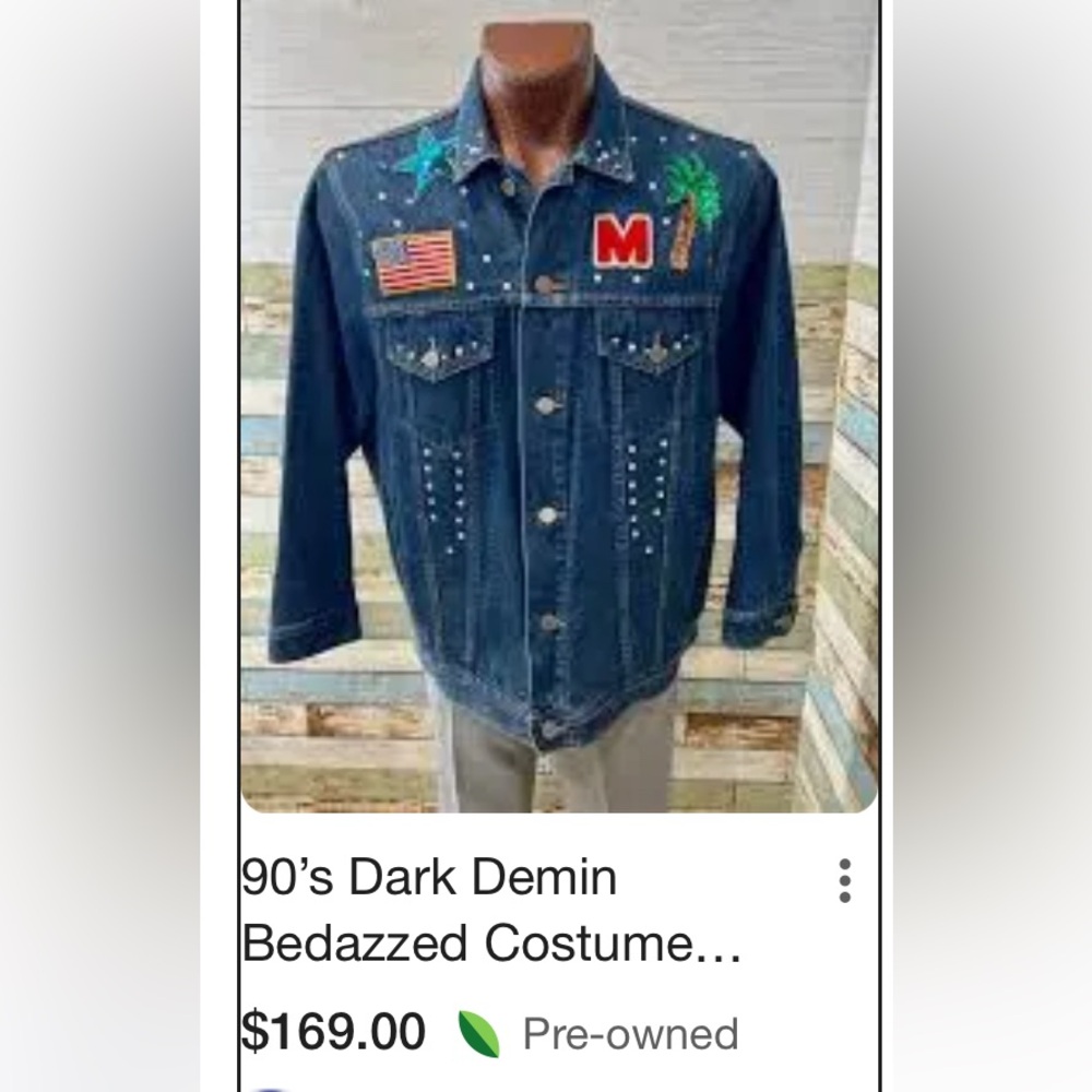 Michael Seroy vintage jean jacket